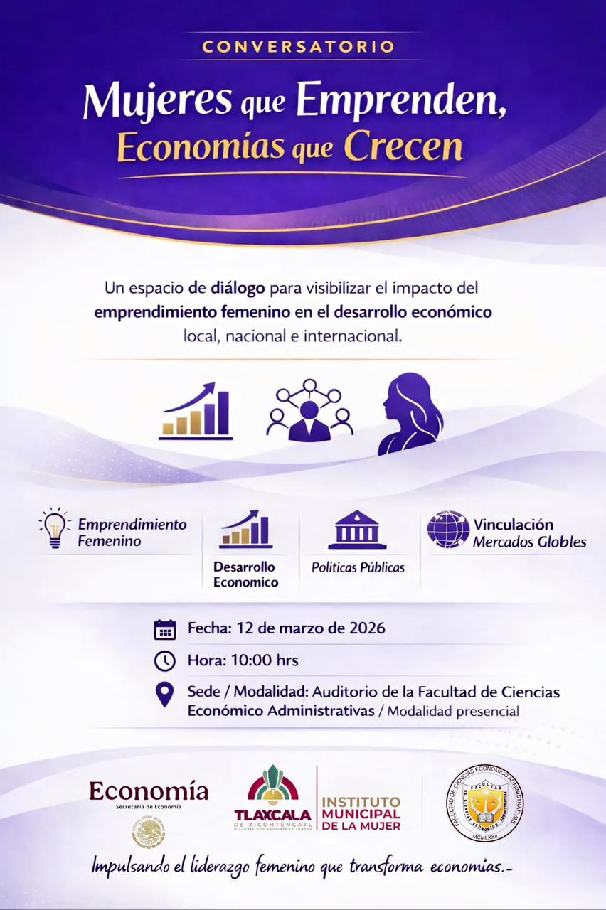 Invita Ayuntamiento de Tlaxcala al conversatorio 'Mujeres que emprenden, economías que crecen'